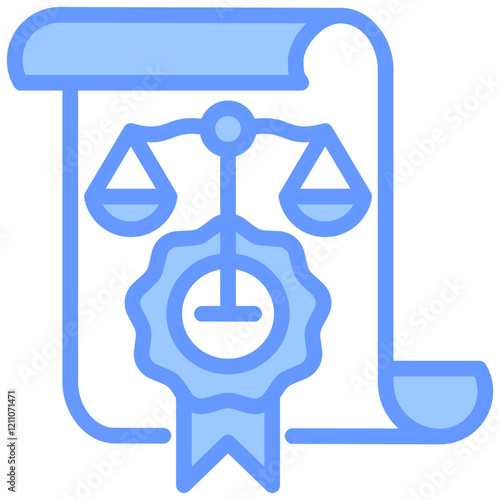 Statutory Declaration Blue Icon