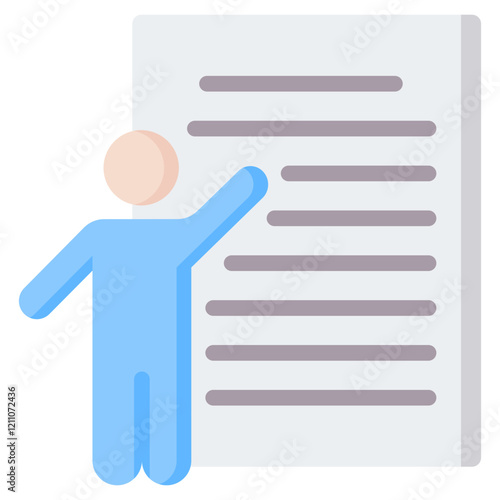 Jurat Flat Icon