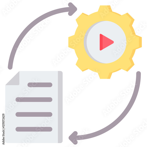 Execution Flat Icon