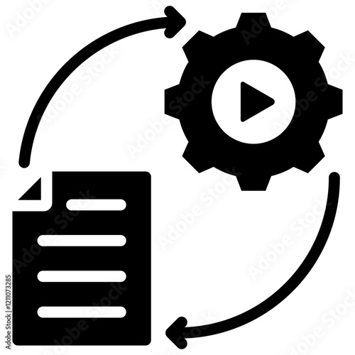 Execution Glyph Icon