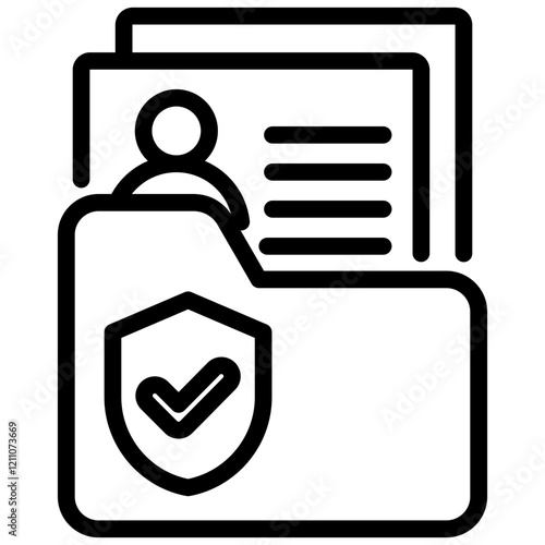 Public Record Outline Icon