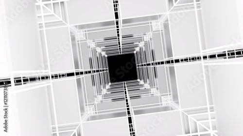 Moving cubes forming a plus sign