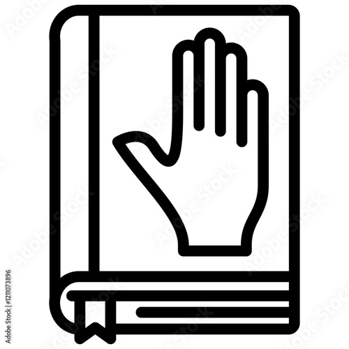 Oath Outline Icon