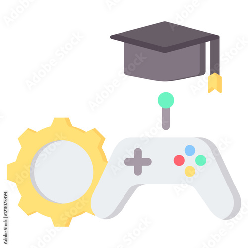 Gamification Flat Icon