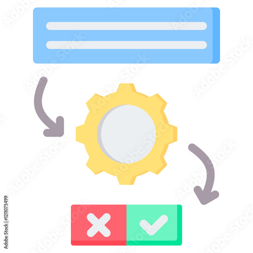 Self Assesment Quizzes Flat Icon