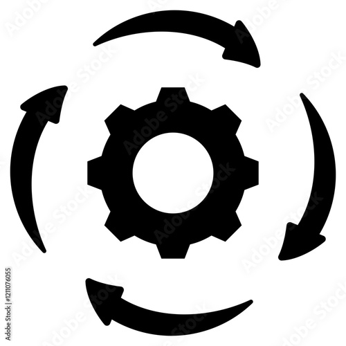 Feedback Mechanisms Glyph Icon