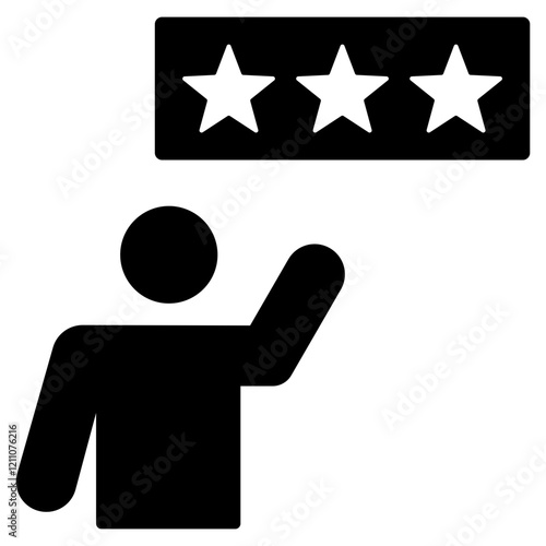 Instructor Feedback Glyph Icon