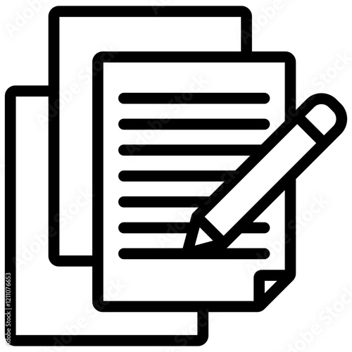 Enrollment Process Outline Icon
