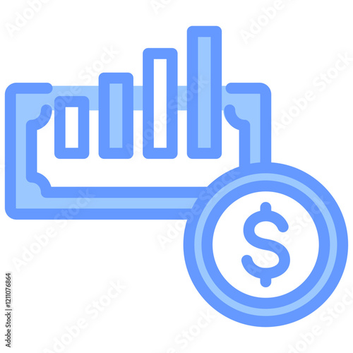 Growth Blue Icon