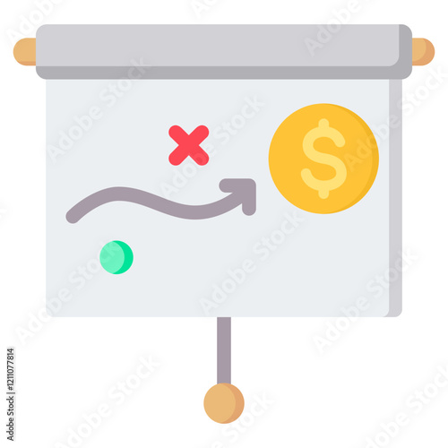Strategy Flat Icon