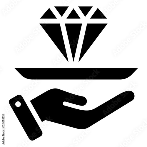 Value Proposition Glyph Icon