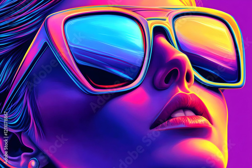 Stylish Woman Wears Trendy ...