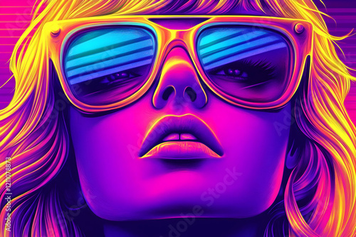 Stylish Woman with Sunglass...