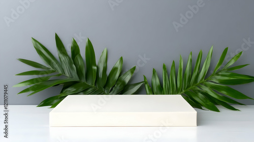 White Square Podium Display...