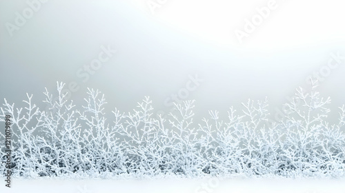 Frost-Covered Branches Crea...