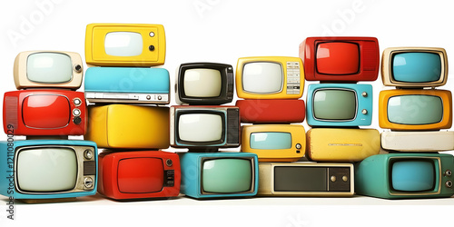 Colorful Retro Televisions ...