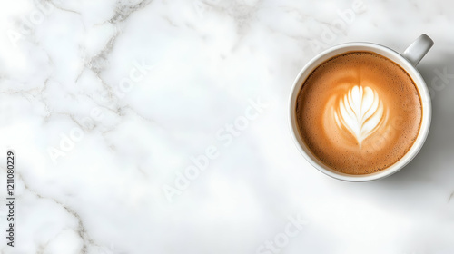 A Cup of Coffee with Latte ...