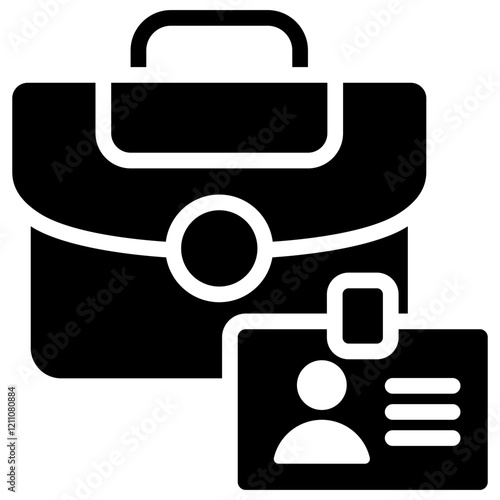 Intership Period Glyph Icon