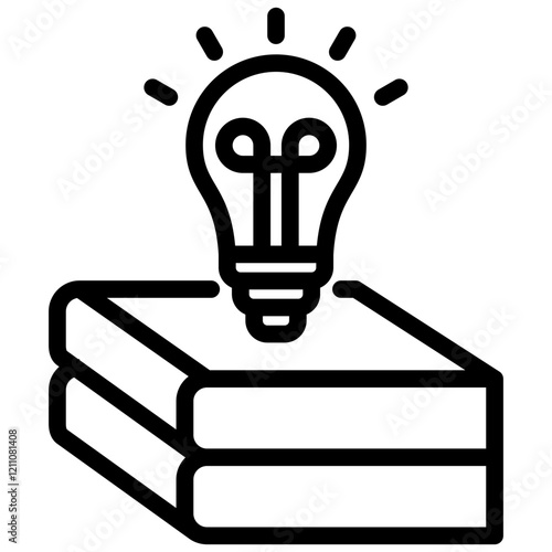 Gain Knowledge Outline Icon