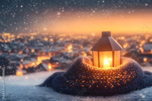 Luminous Lantern Wrapped in...