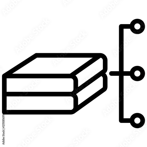 Educational Courses Outline Icon