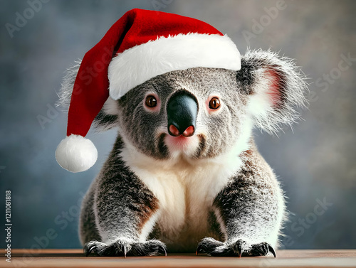 Adorable Koala Wearing a Sa...