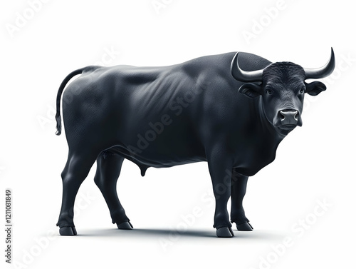 3D Render of a Majestic Bul...