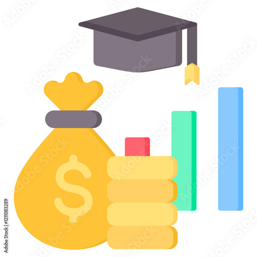 Student Loans Flat Icon