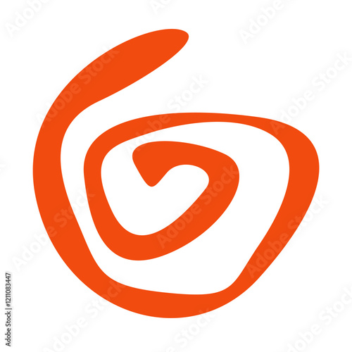 Hand drawn bizarre abstract geometric unusual shapes