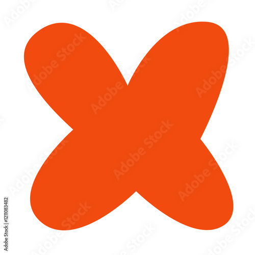 Hand drawn bizarre abstract geometric unusual shapes