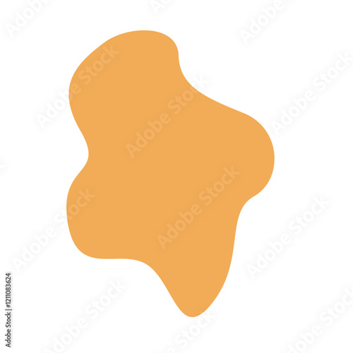 Hand drawn bizarre abstract geometric unusual shapes