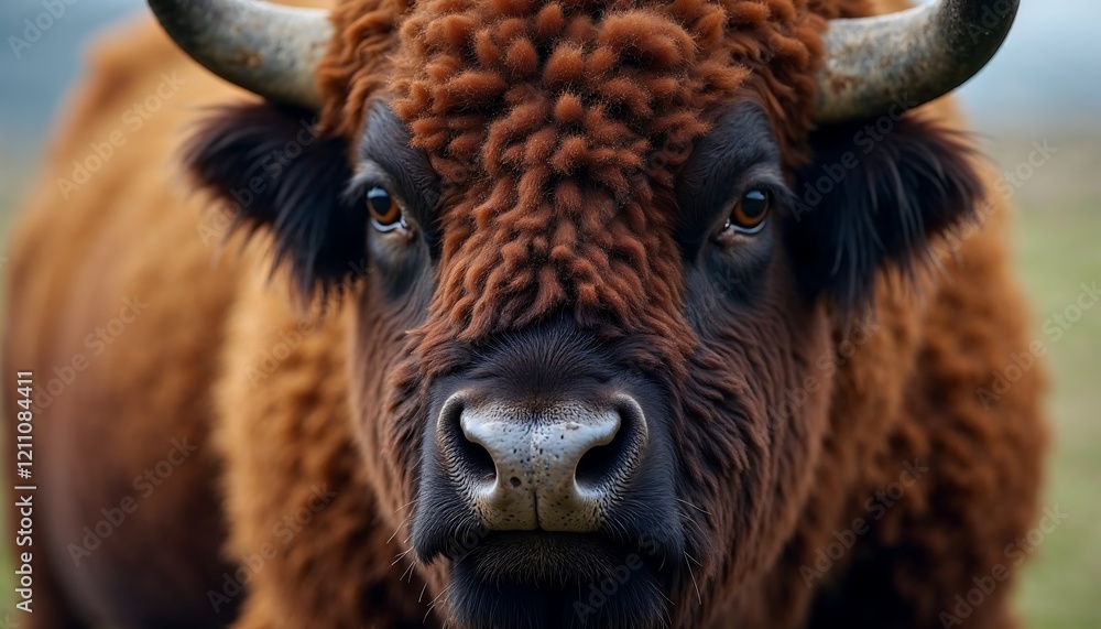 Majestic Highland Cow Close Up Portrait Photography Majestic Highland Cow Close Up Portrait Photography