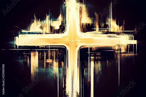 Glowing Cross Illuminates D...