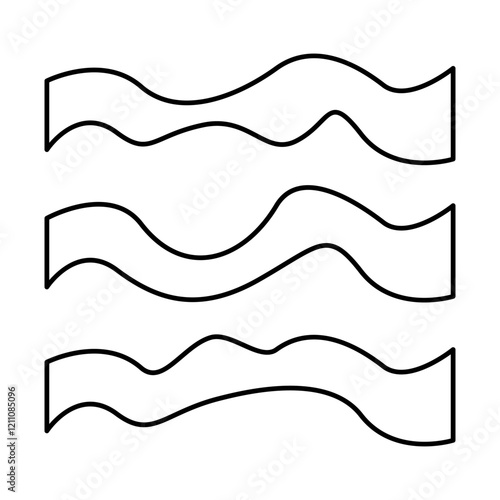 Hand drawn bizarre abstract geometric unusual shapes