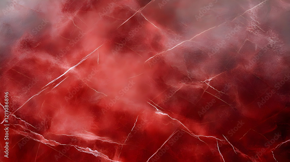 Red Marble Texture Background Features Natural Veins and Cracks Beautifully Displayed with High Detail Red Marble Texture Background Features Natural Veins and Cracks Beautifully Displayed with High Detail