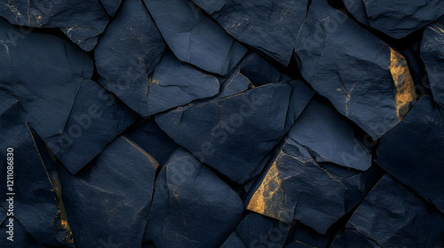 Dark Slate Rock Texture for...