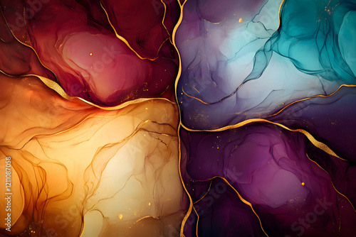 Abstract Background with Co...