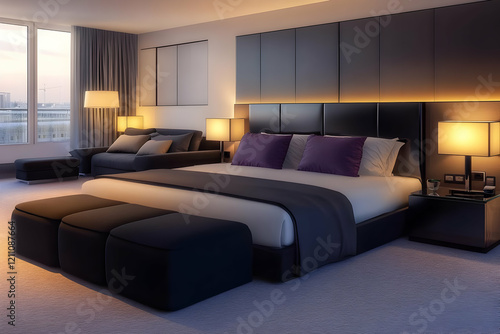 Modern Bedroom Interior Des...