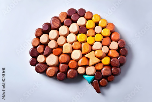 Colorful Wooden Blocks Form...