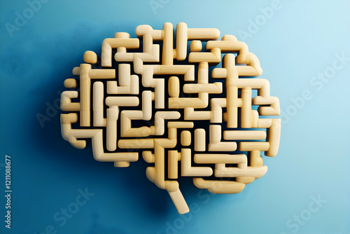 Wooden Brain Maze Represent...