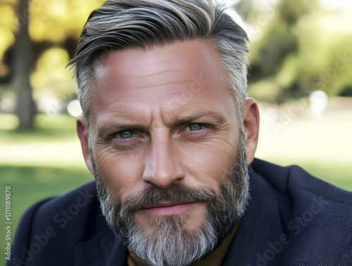 Portrait of a Mature Man wi...