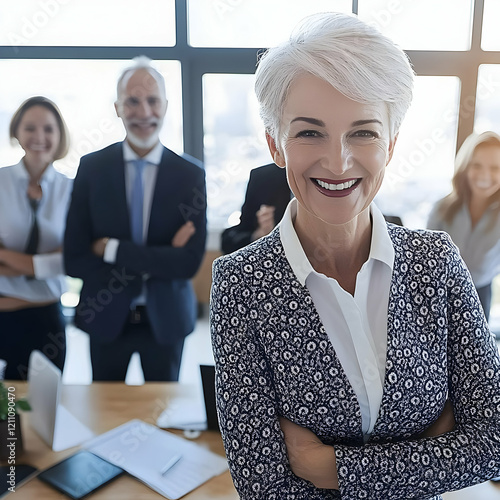 Confident Senior Businesswo...