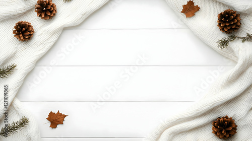 Cozy Autumn or Winter Backg...