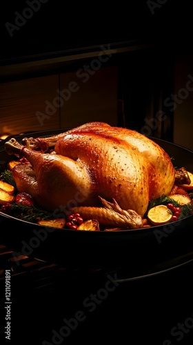 Roasted Turkey with Herbs a...
