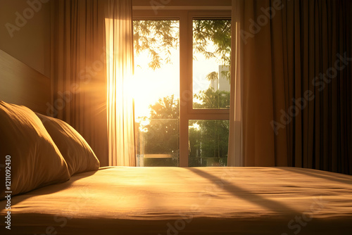 Sunlight streams through th...