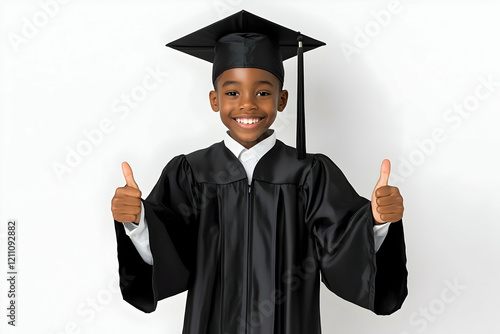 Young Graduate Celebrates A...