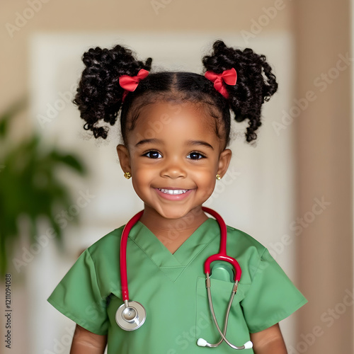 Smiling Young Child Wears G...