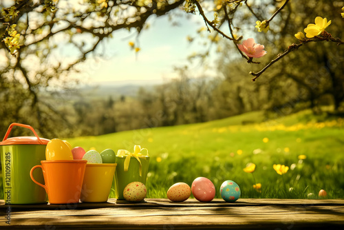 Colorful Easter Eggs Decora...