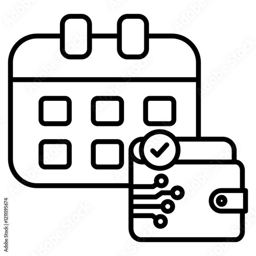 Payment scheduling icon