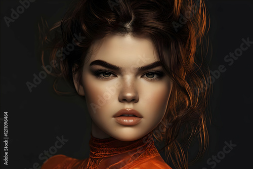 Portrait of a Young Woman w...